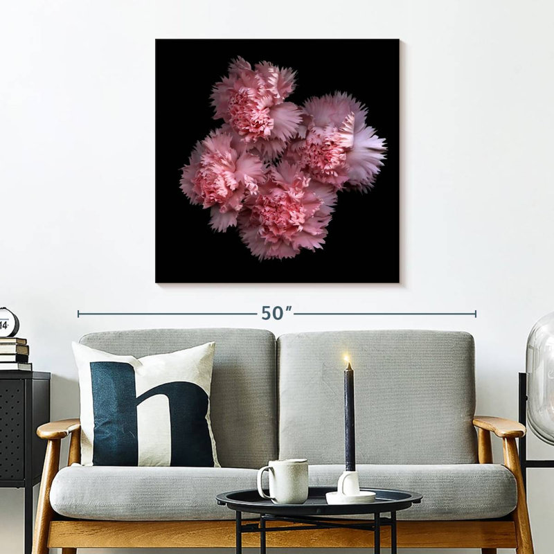 Œillets roses Harnek, H 30 po x l 30 po