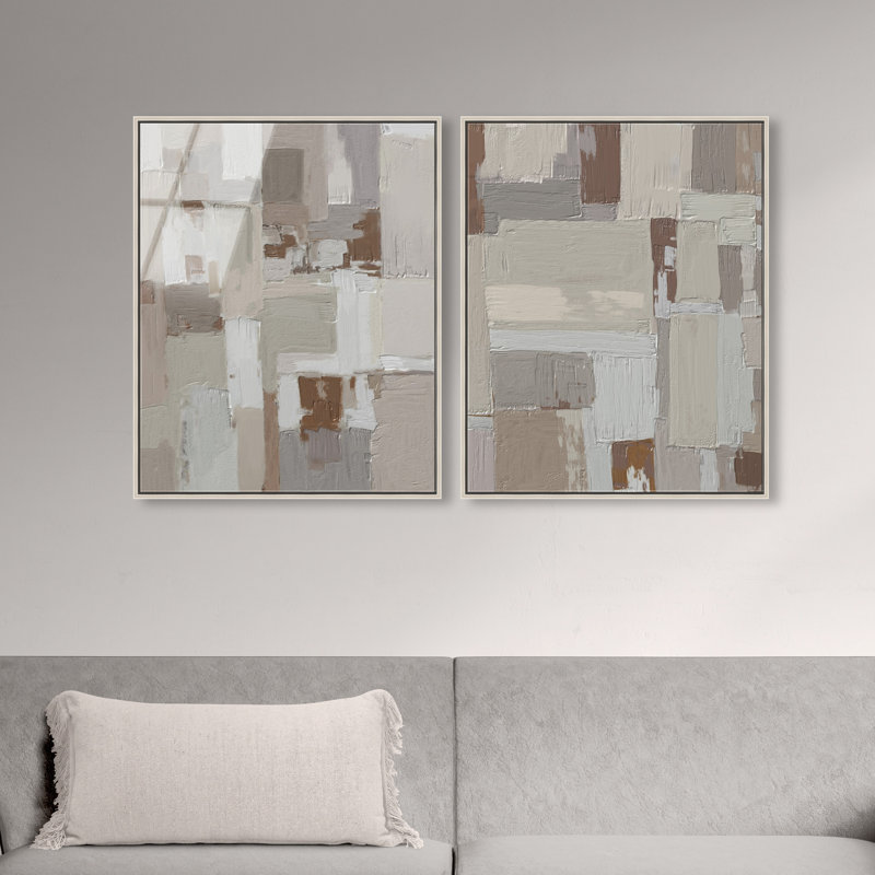 In Place Set Set by Oliver Gal, 21"H x 25"W, Silver Floater Frame