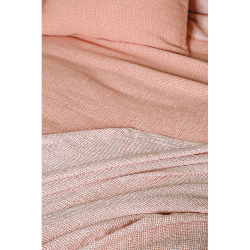 Westerman Cotton Solid Colour Bedspread, 250 x 270 cm, Coral