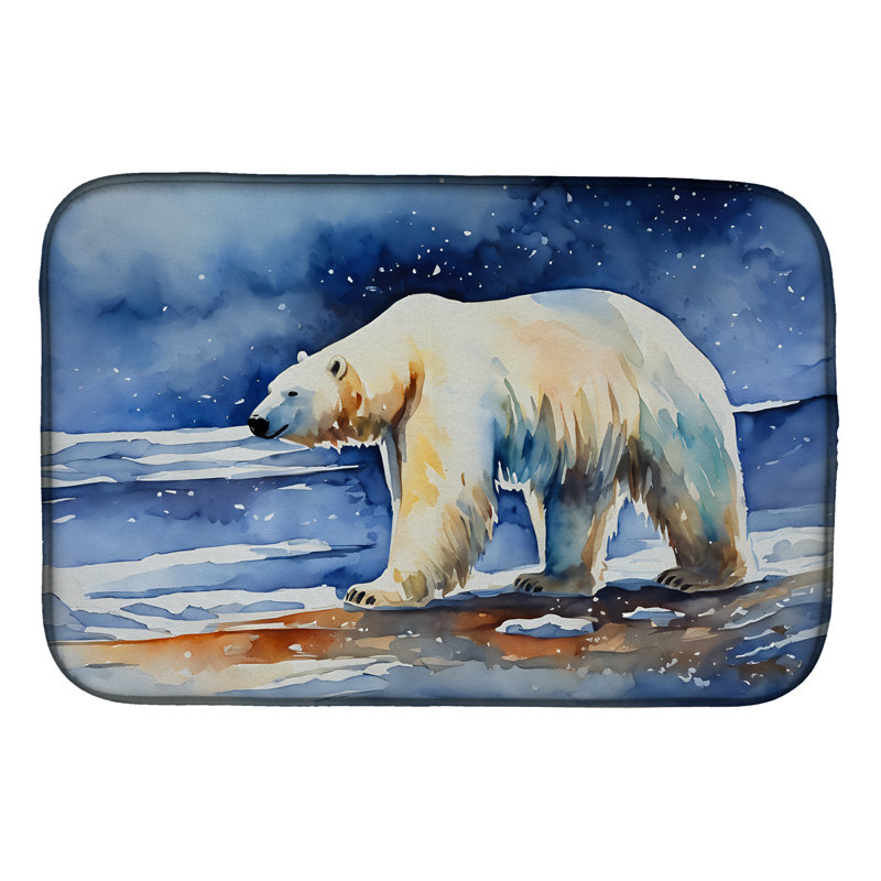 Polar Bear Dish Drying Mat