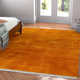 Clio Handmade Wool Burnt Orange Rug