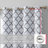 Geometric Blackout Thermal Grommet Curtain Panels-2075127447-2075127425