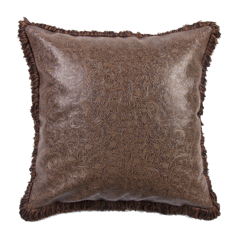 Maolis Fringed Reversible Throw Pillow