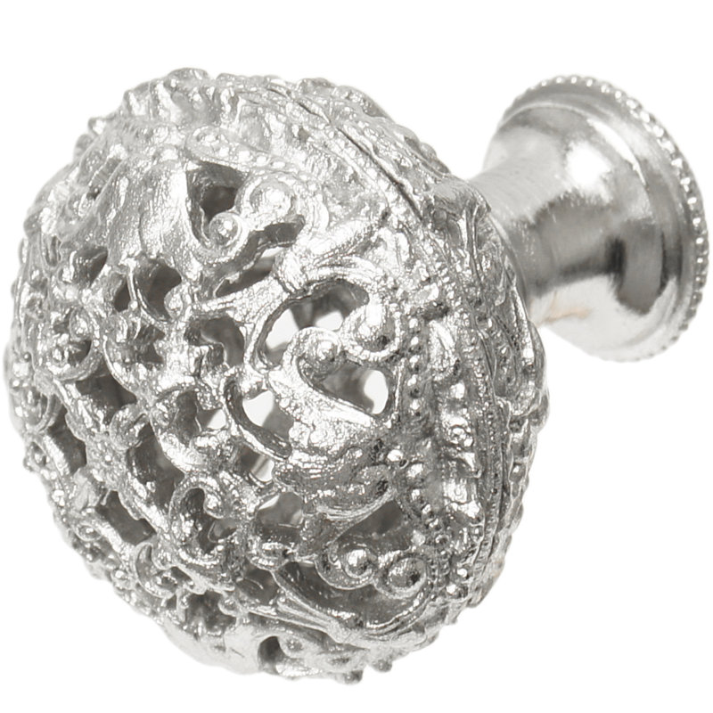 Grande poignée ronde Juliane Grace, Chrome