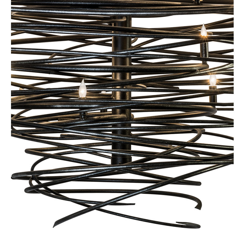 Cyclone 36 - Light Dimmable Tiered Chandelier