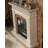Beige Manufactured Wood Freestanding Fireplace