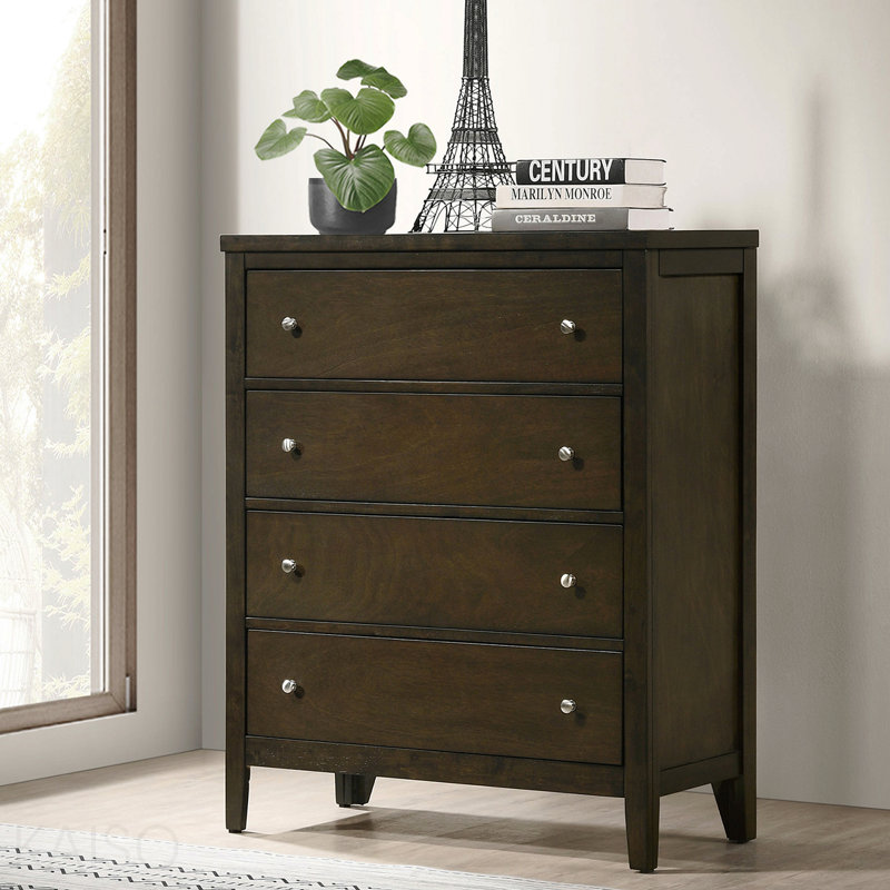 Commode 4 tiroirs Dark Cocoa