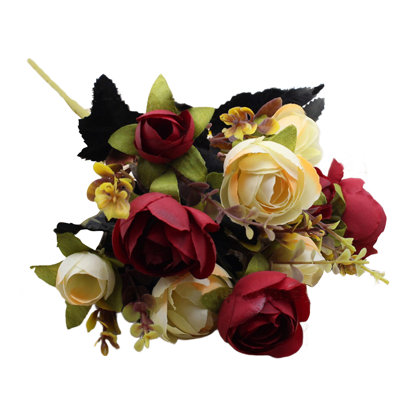 Kbndieu Fake Artificial Flowers for Home Decor Flowers Branches for Garden Wedding Centerpieces Table Runner Decor