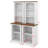 Two-Piece Tall Cabinet, Modern Bookshelves With Storage Shelves, Freestanding Open Display Shelf With Anti-Tip Device-761012182