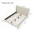 Modern Upholstered Platform Bed with Wingback Headboard and Walnut Wooden Legs, No Box Spring Needed-303500618-303500616