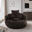 Pouf individuel avec 3 coussins et accoudoirs-400281497