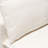 Ivy Armless Chair In White Faux Shearling W/ Feather Down Seating