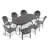 9-Piece Set Of Cast Aluminum Patio Furniture-1905668645-1905668826