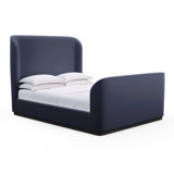 Barrow Upholstered Wingback Bed