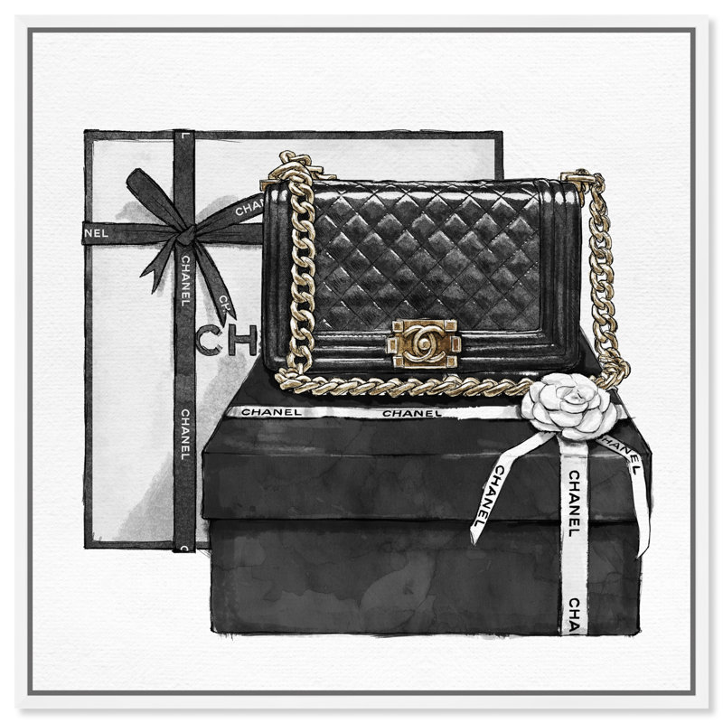 Gifted Beauty - Impression sur toile, H 30 po x l 30 po, Toile avec cadre blanc