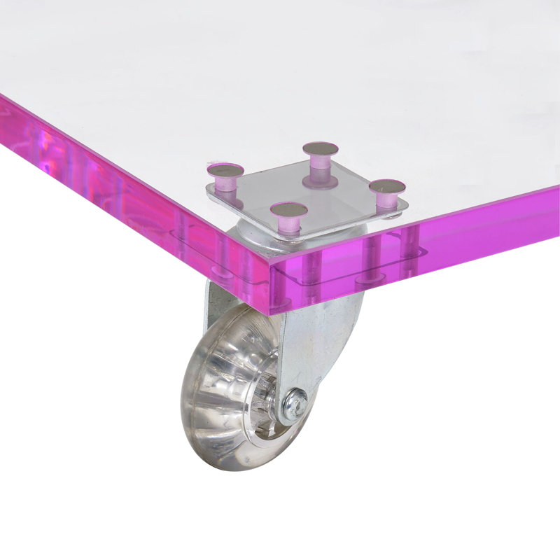 Forada End Table, Pink