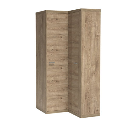 Corner Wardrobe Natural