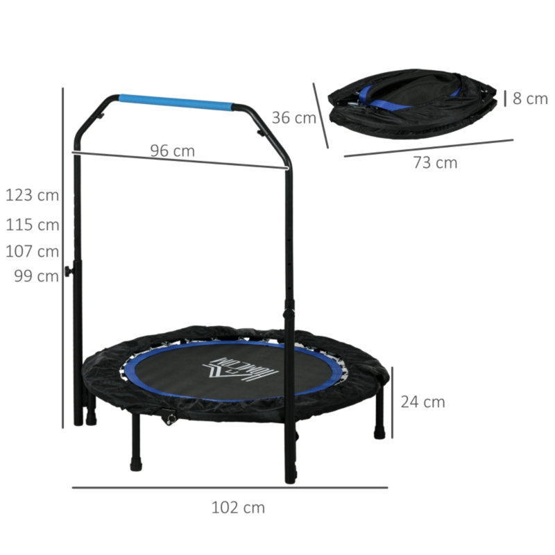 EvoNet 102cm Round Fitness Trampoline