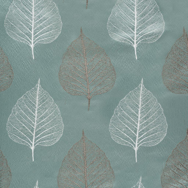 Floral Fabric, Green/White