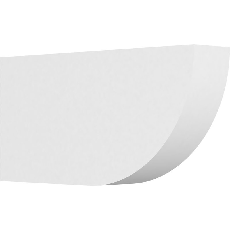 4"W x 10"H x 20"L Standard Durham Architectural Grade PVC Rafter Tail, 10"H x 4"W x 20"D