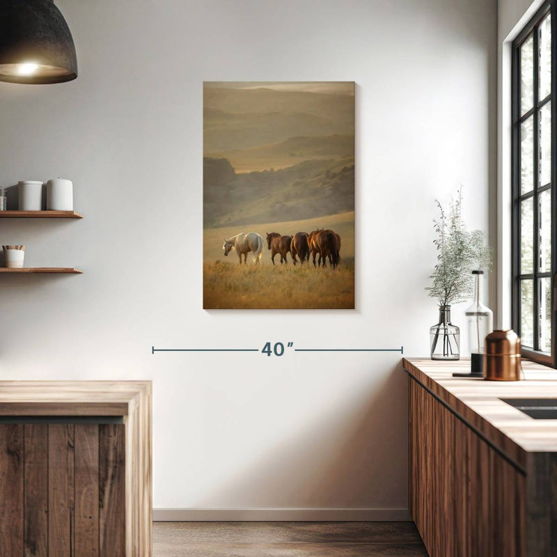 Brampt Sunkissed Horses VI, H 36 po x l 24 po