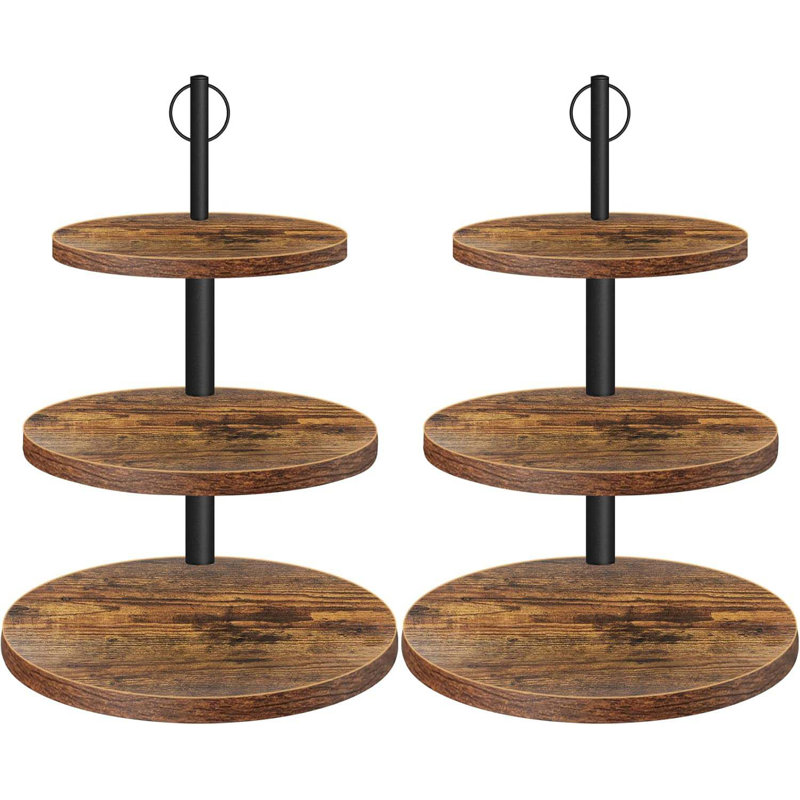 Cupcake Stand, 3 Tier Large Cupcake Stand For 50 Cupcakes Rustic Dessert Table Display Set Wood Cupcake Tower Cake Stand Tiered Tray