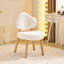 Fauteuil d'appoint Cloud Puff Soft avec pieds en bois - Meuble-lavabo moderne-597343721