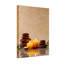 Bain et buanderie, bougies, pierres, feuilles, bol de sel, reflets, fond paisible-745468146