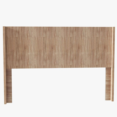 Fluted Headboard ONLY - Wall Mount Headboard, Rustic & Modern Farmhouse,Boho,Fluted Panel,Wingback Design
