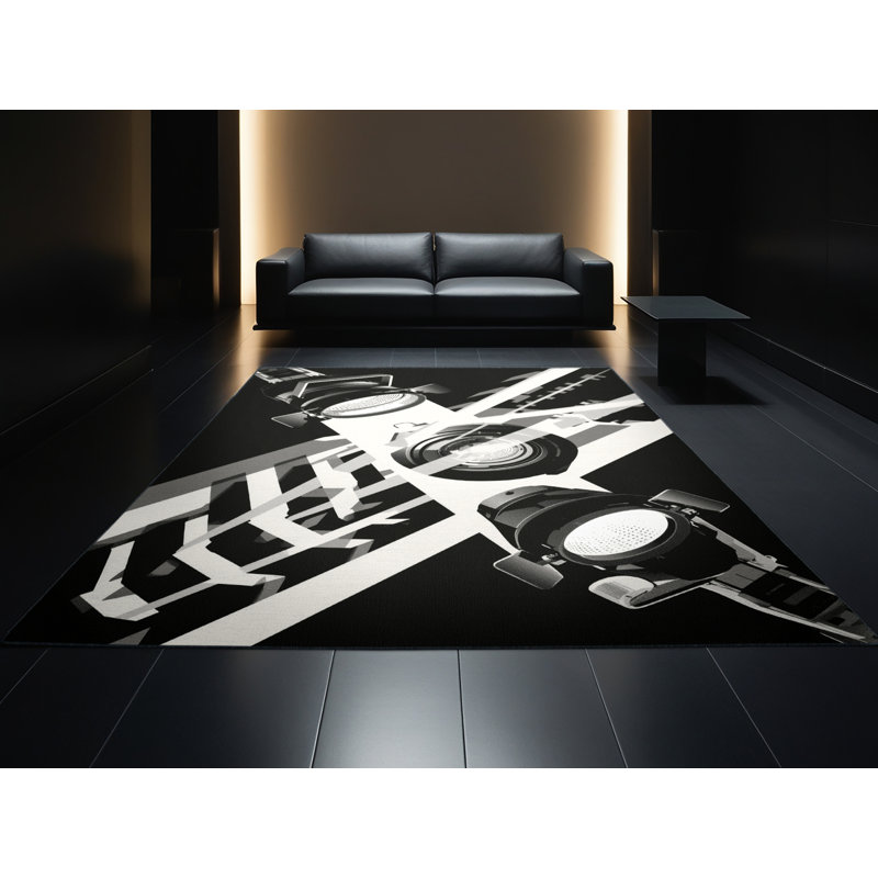 Tapis vert doux et moelleux en tissu Montauk Studio Lights, 7x9