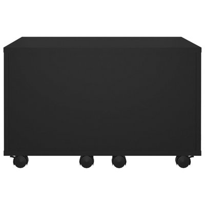 Coffee Table Black 60X60x38 Cm Engineered Wood
