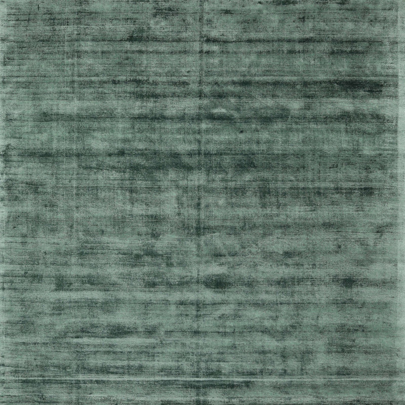 Tapis contemporain vert mer, Carré 7 pi