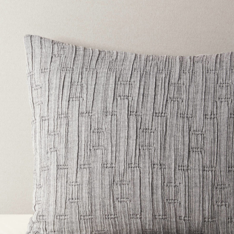 Édredon double / grand 3 pièces -, riche en coton et rembourré, tissé, rembourrage en tissu gris,