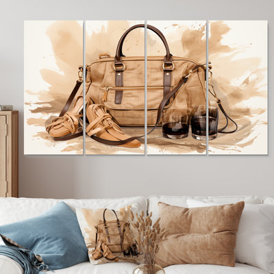 Ensemble de 4 pièces d'art mural rétro
