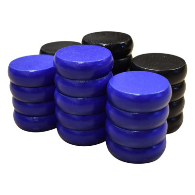 26 disques Crokinole (grands disques - 1 1/4 pouce de diamètre (3,2 cm))