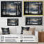 Midnight Gothic Winter Window View I - Winter Landscape Wall Art-110167864-110167870