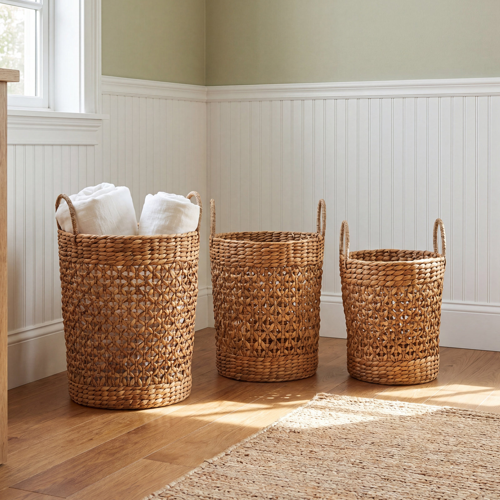 Handmade Seagrass Storage Bin