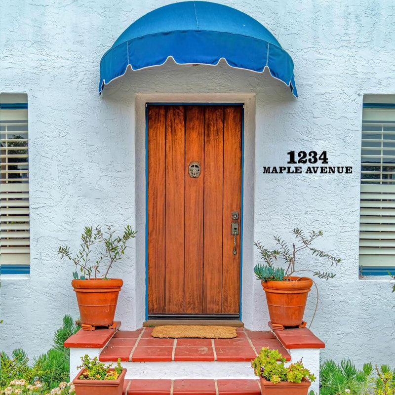 3" 4" 5" 6" 8" Metal House Numbers, House Address Letters And Numbers For Outside Signs, Metal Letters Door Numbers Signage Street Address Plaque For Garden Door Mailbox Decor (Number 2)
