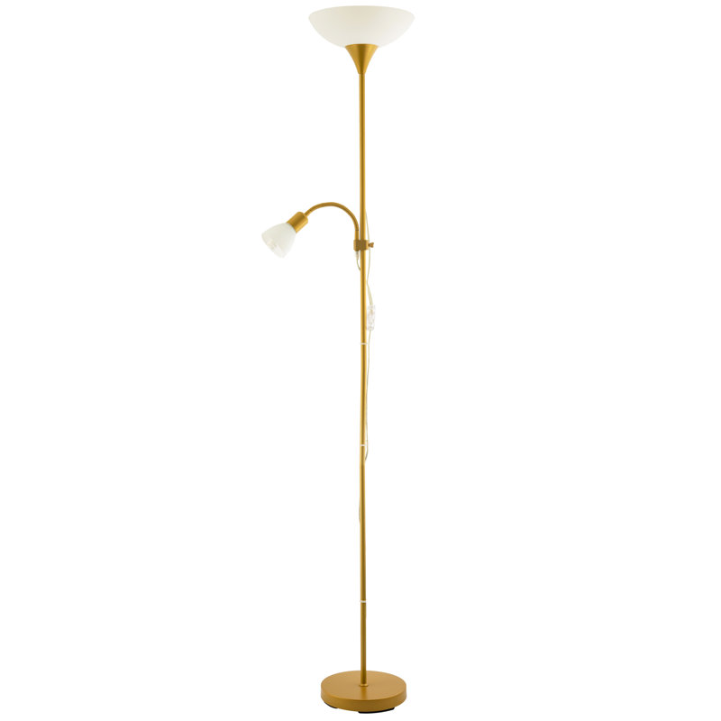 180cm Torchiere Floor Lamp, Satin