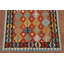 Geometric Kilim Reversible Wool Area Rug 5x6