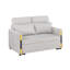 Causeuse-lit en velours de 55,5 po Perseo