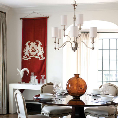 Reichman 9 - Light Shaded Chandelier