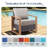 6" Outdoor Cushions For Patio Furniture, 22X24x6 Thick Seat Cushion Set Of 5, Fade Resistant Couch Chair Replacement Cushions High Density Deep Wicker Chair Cushion W/Removable Cover-238142420