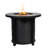 40000btu Propane Fire Table, 30inch, Electronic Ignition 30inch Table With Lid, 40000btu, Steel Construction Garden