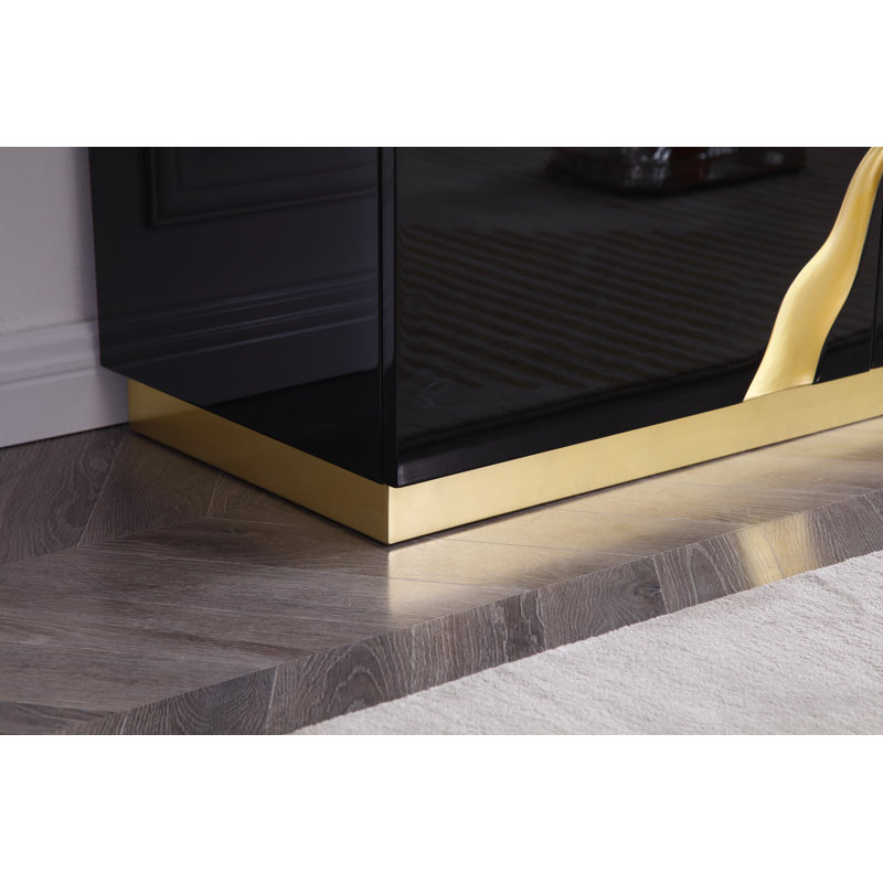 Velva TV Stand for TVs up to 88, Black
