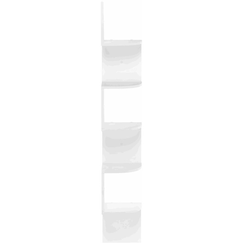Tablette d'angle flottante 5 niveaux