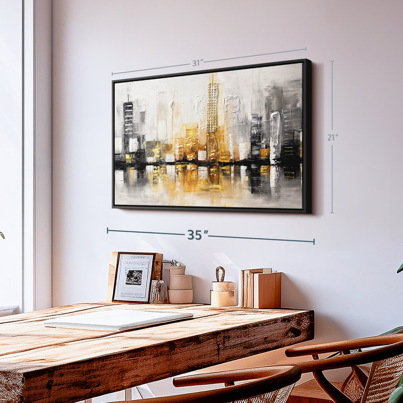 City View I, reproduction sur toile, H 21 po x l 31 po