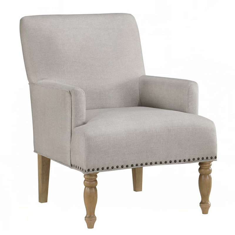 Fauteuil d'appoint clouté