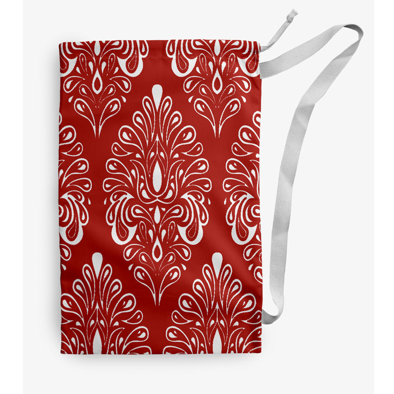 Fabric Laundry Bag with Handles, Small (29" H x 18" W), Orange