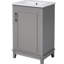 Petit meuble-lavabo de salle de bain - Céramique, aménagement peu encombrant avec évier en céramique, rangement solide-1569068698